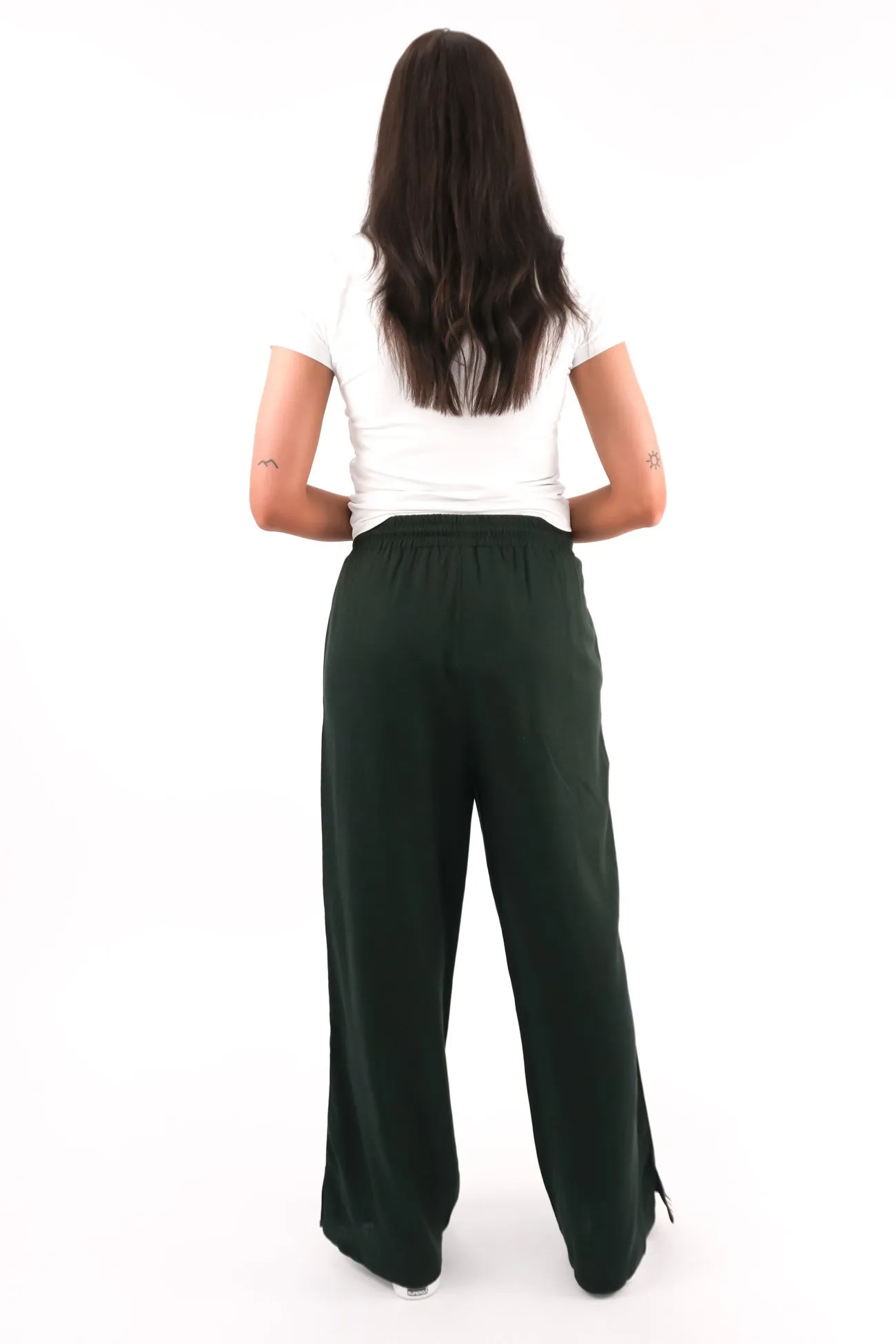 Snag Resistant Fabric Zander Pant Dark Green