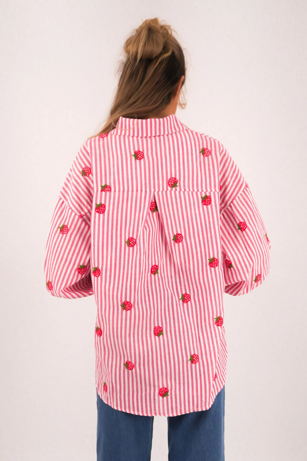 Zavier Shirt Strawberry slim fit