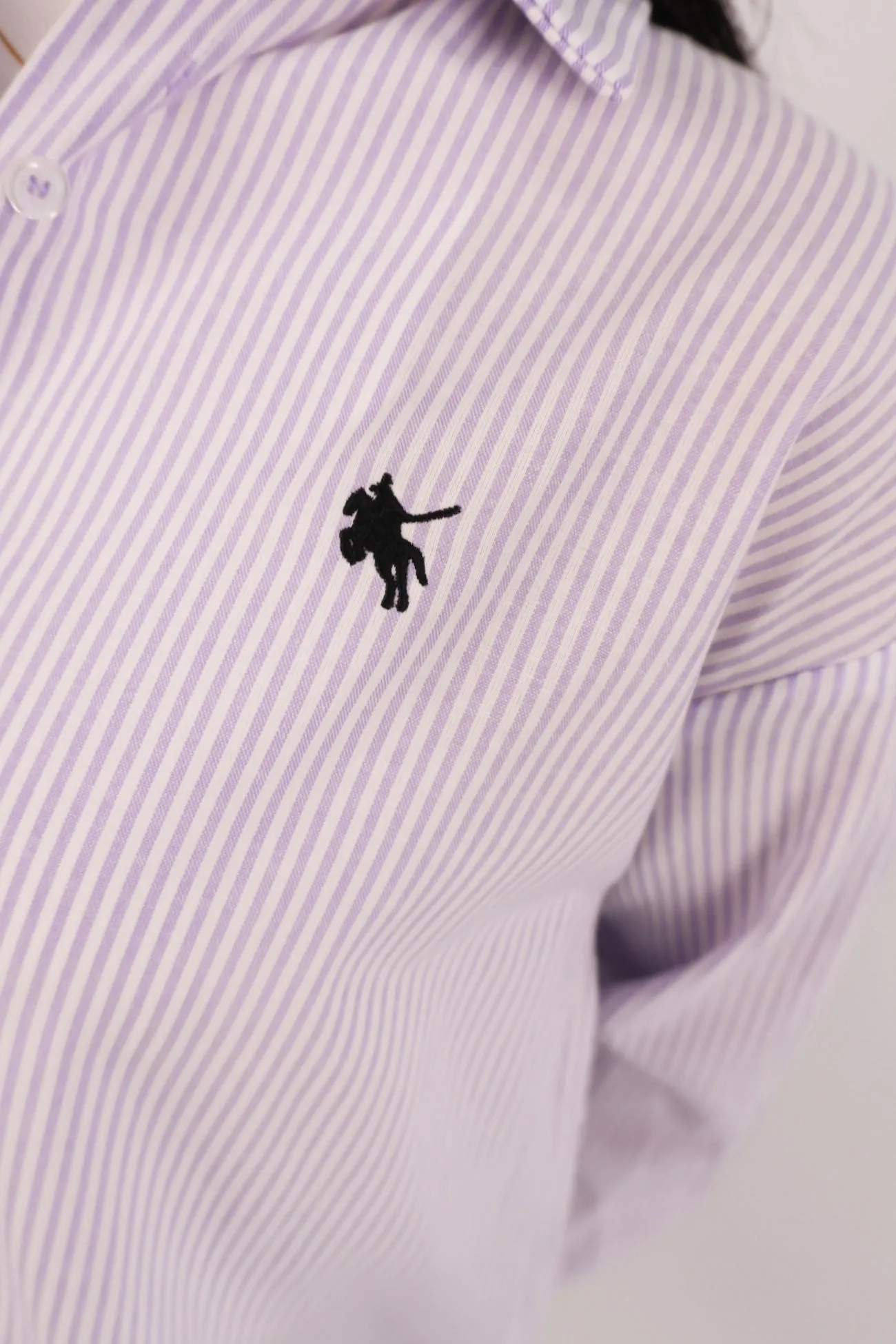 Zayd Shirt Purple Stripe Warm Insulation