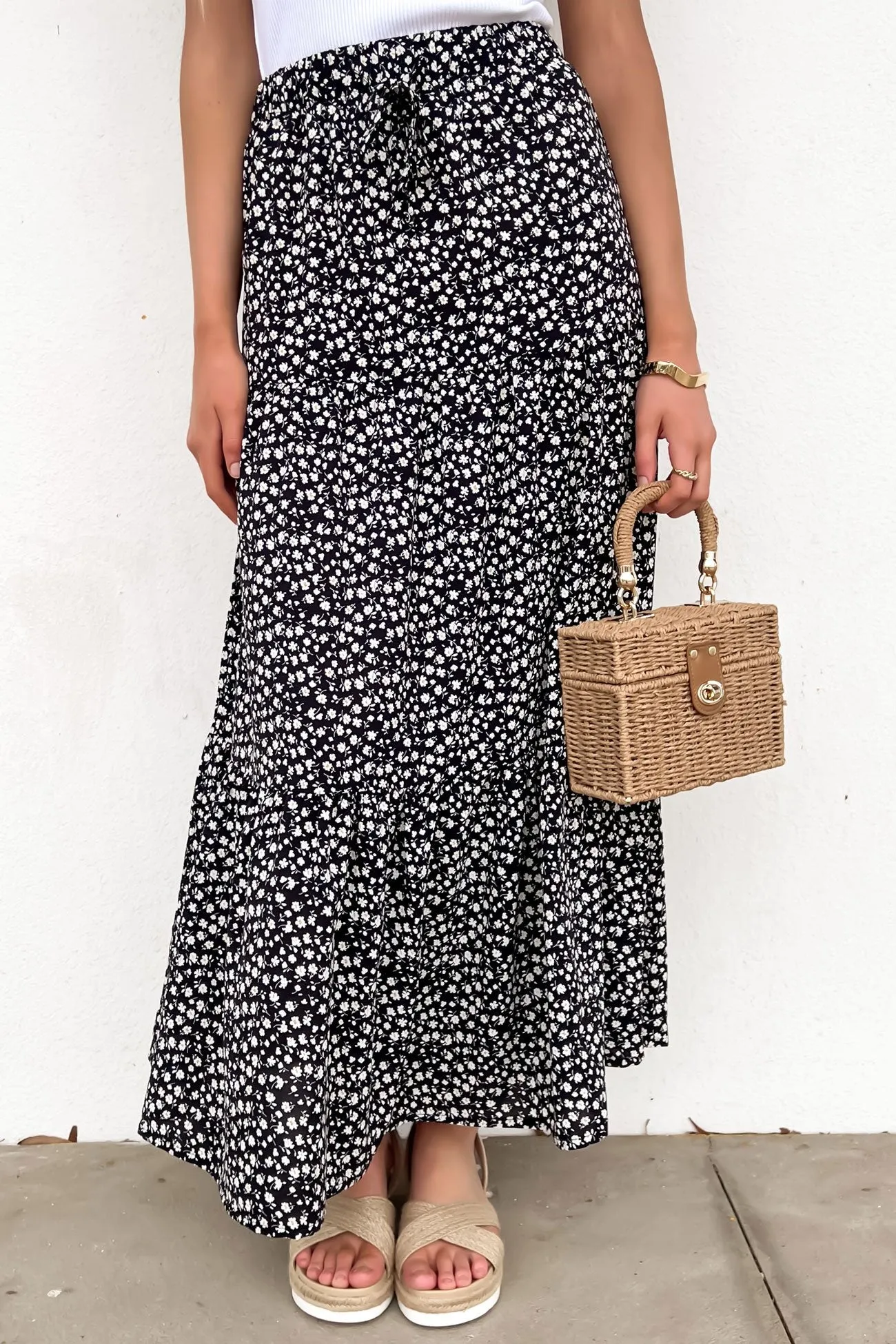Fresh Look Quick Fit Zendaya Maxi Skirt Floral