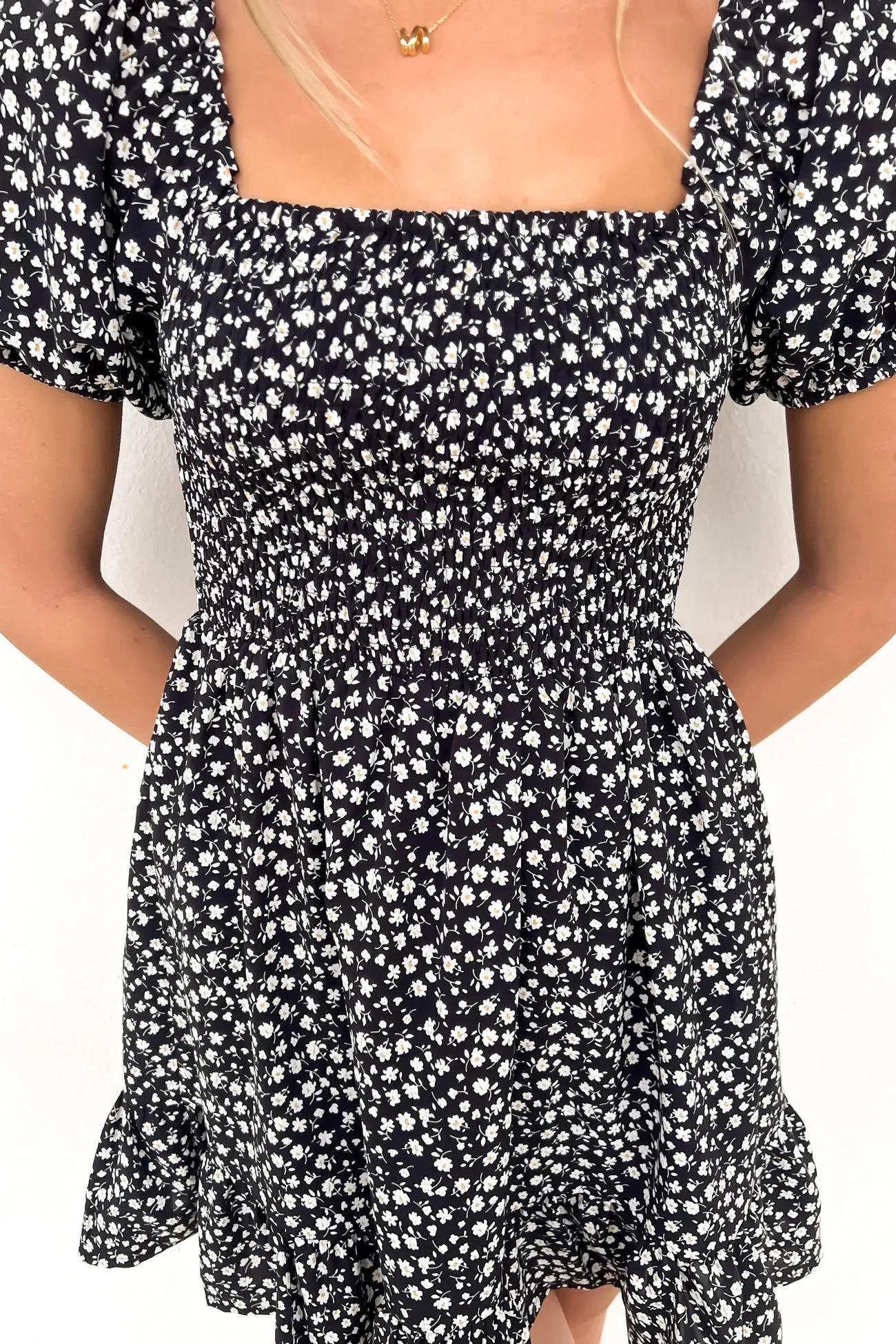 Zendaya Mini Dress Floral Button-front Inclusive Fit