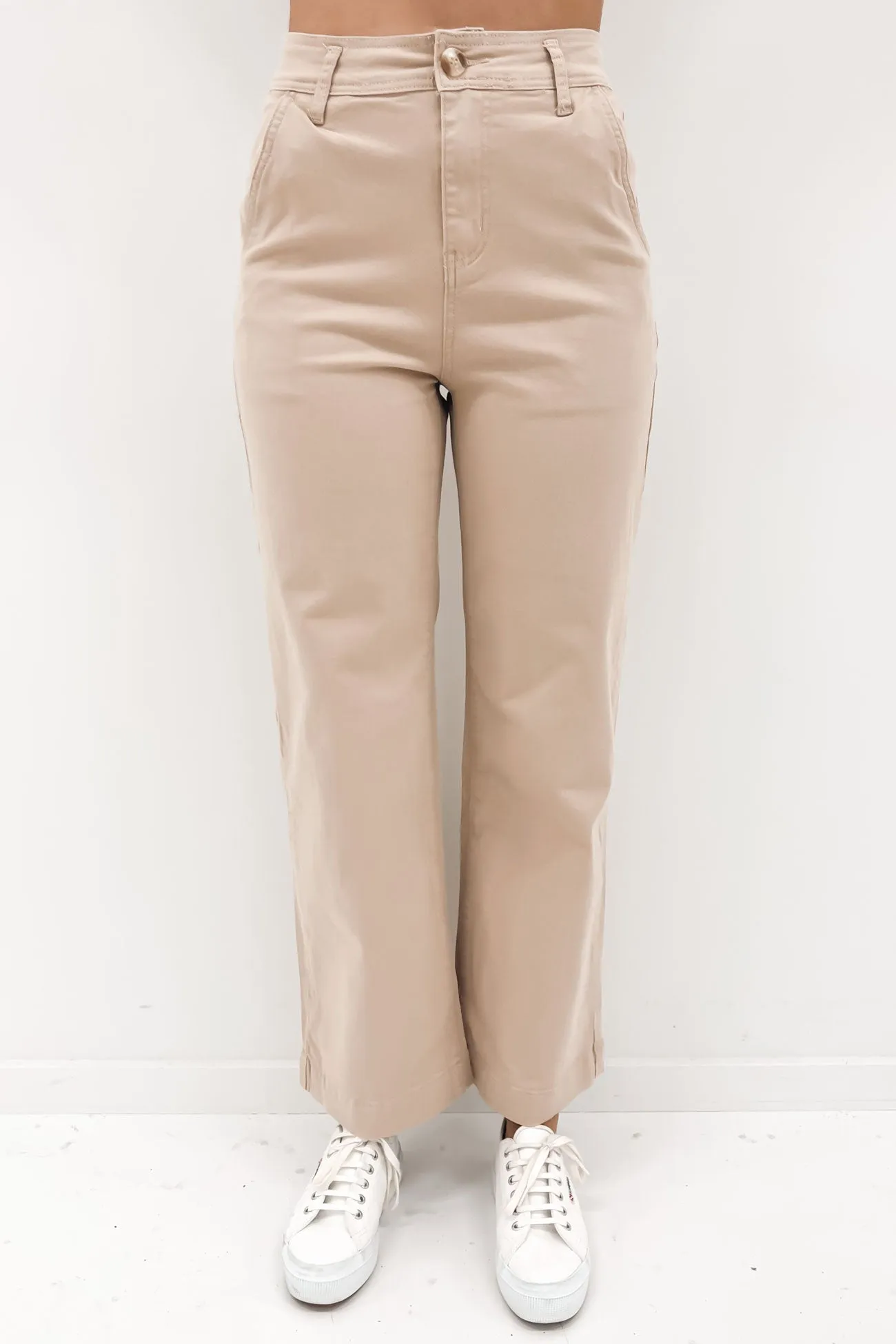 Daniel Pant Beige Timeless Comfort Versatile Waist