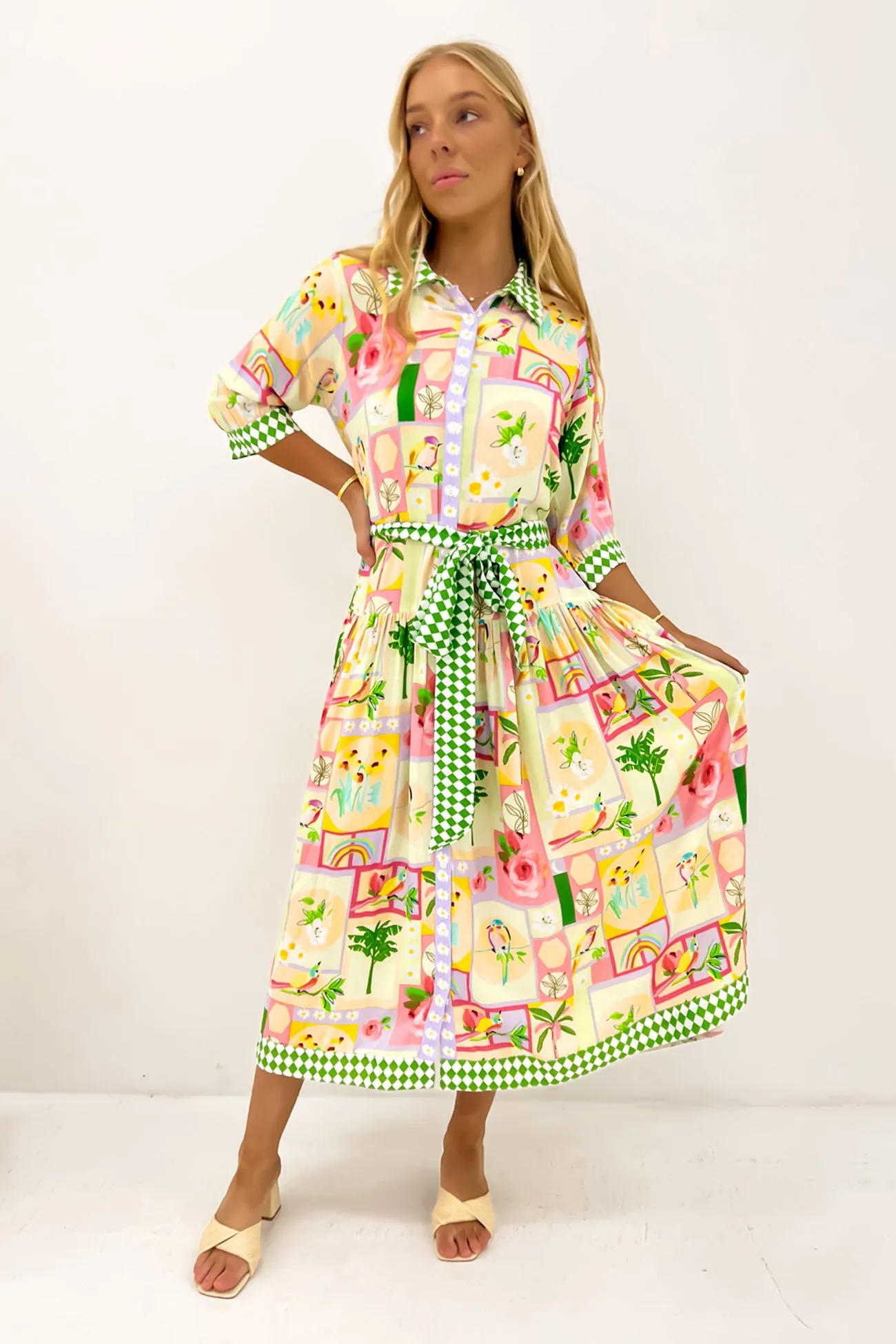 Classic sheath dress Fashionable Style Zinnia Maxi Dress Parisian
