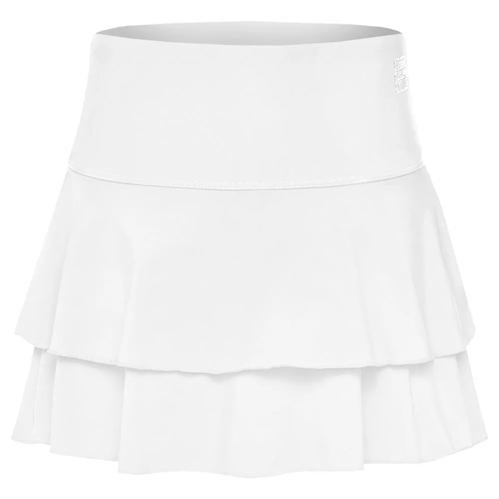 Fila Girls Ruffle Skort - White Tailored Full length