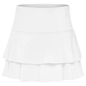 Fila Girls Ruffle Skort - White Tailored Full length