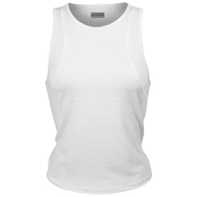 Zip Up Lija Women's The One To Beat Shift Tank - White Minimalist Look