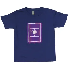 denim material Merchant of Tennis Junior Grunge Court Tee - Cobalt