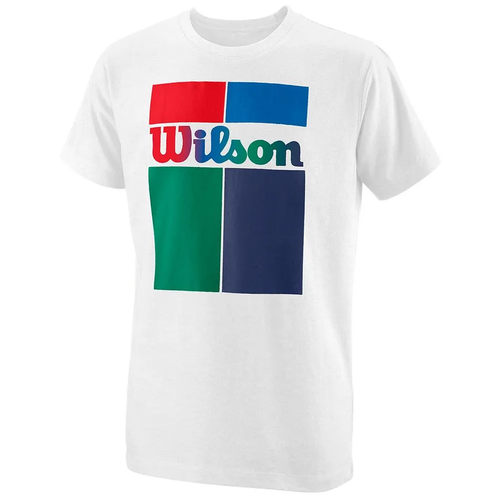Functional Wilson Boys Grid Tech Tee - White