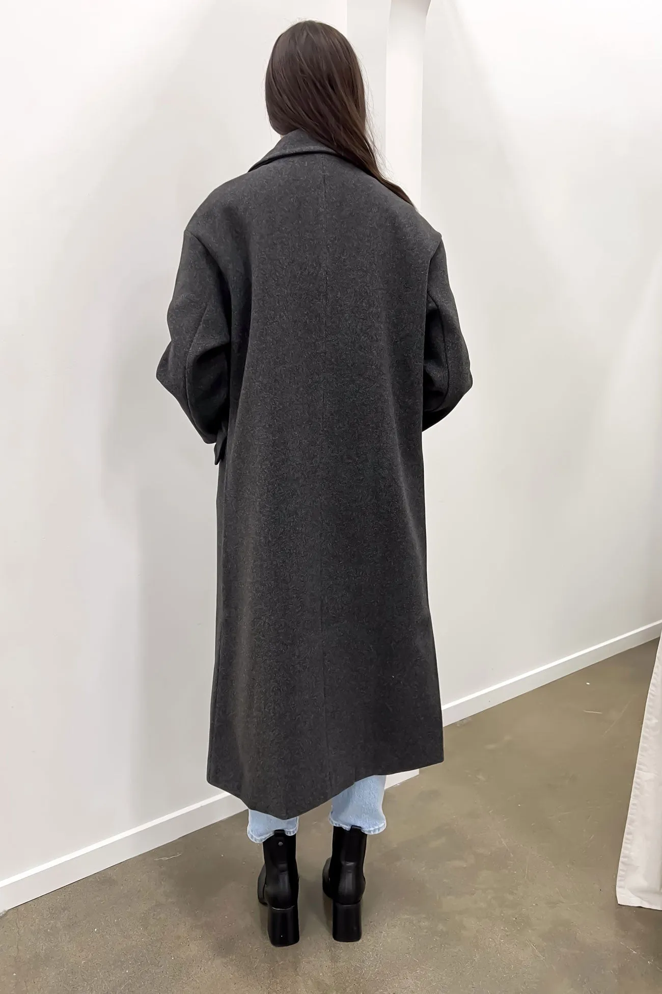 Zoella Coat Charcoal Classic Fit
