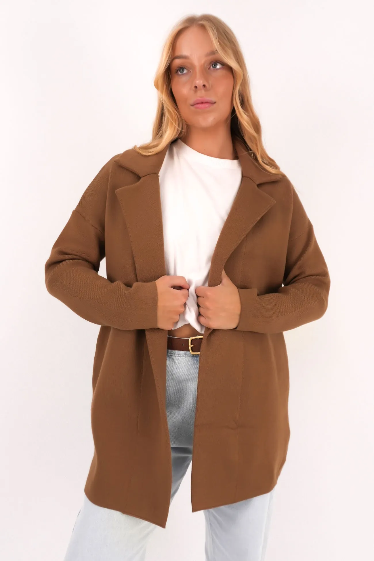 Hooded styles Adaptive Tension Bands Zuzu Coat Brown
